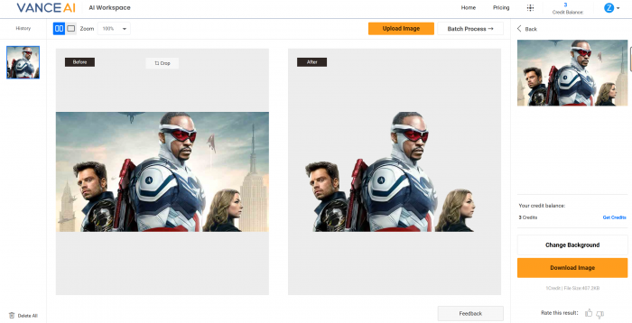 Get Started: How to Use VanceAI Free Background Remover-3