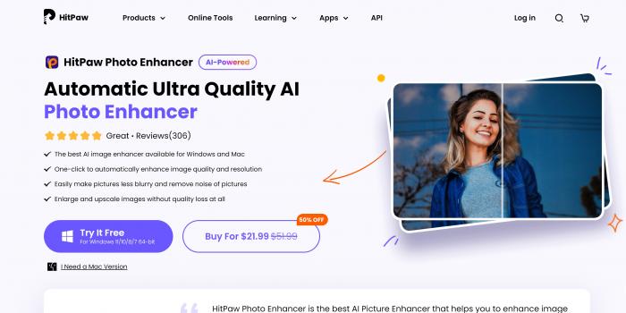 Hitpaw AI Photo Enhancer